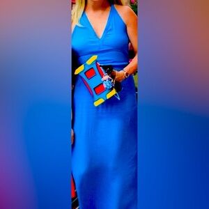 Love stitch turquoise dress, size M